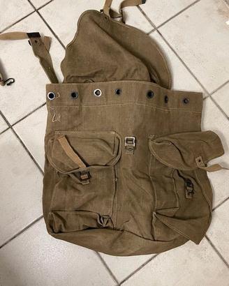 zaino a spalla esercito militare anni '80