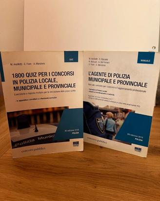 Libri concorso Polizia Locale – manuale e e quiz