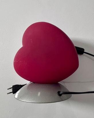 Lampada cuore anni '90 vintage
