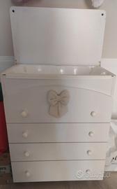 Cassettiera per neonati/bimbi