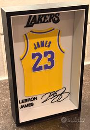 Stampa 3D maglia Lebron James con autografo