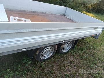 carrello rimorchio doppio asse 