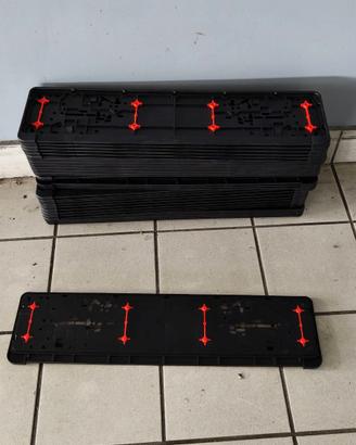 Portatarga Auto Anteriori Posteriori Wurth Genart