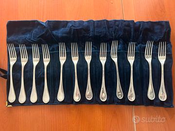 Set di posate in argento 800 Set di 86 pezzi