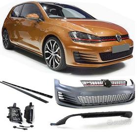 KIT COMPLETO PARAURTI VW GOLF 7 GTI / GTD look ABS
