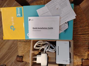 Modem Tim Hub + tp link range extender