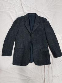 Giacca uomo Harris Tweed David Saddler grigio