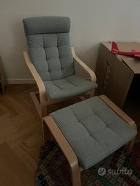 sedia a dondolo ikea Poang