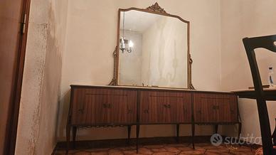 Mobile con specchiera anni ’60 - marmo Calacatta