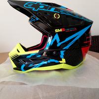 casco motocross alpinestar SM5 taglia S