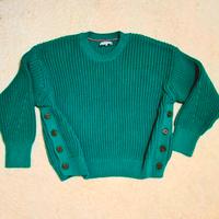 Maglione Tommy Hilfiger Donna tg.L Nuovo Verde