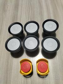 Set pulsanti elettrici con emergenza 