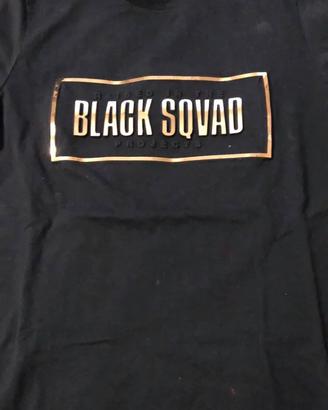 T-Shirt Black Sqvad unisex tgS