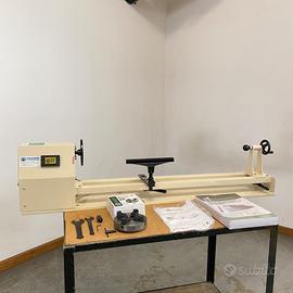 Tornio per legno TRN 1000 + mandrino 4g + sgorbie