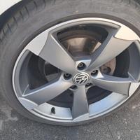 Cerchi e gomme 18 pollici vw golf