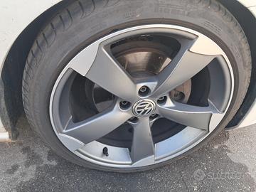 Cerchi e gomme 18 pollici vw golf
