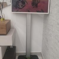 Smart tv frame con Supporto tv a pavimento techly