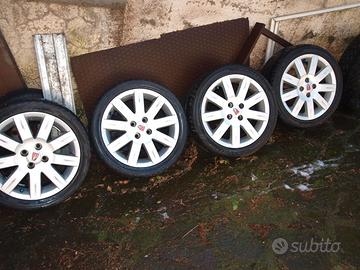 cerchi  4x100 et45  raggio 16   gomme 205/45 16