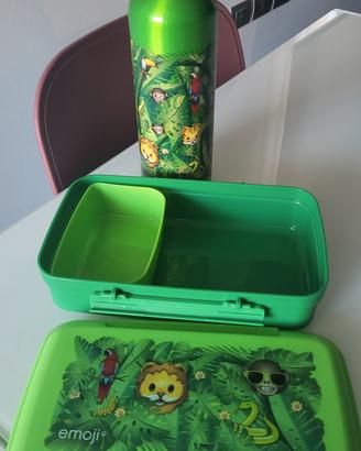 borraccia e porta merenda