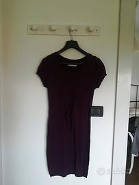 Vestito in maglina bordeaux Marca Only