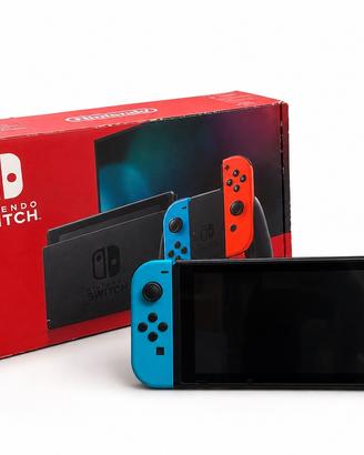 Nintendo Switch V2 completa di custodia e inserti