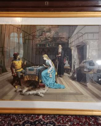 Quadro  "La partita di scacchi" su tela