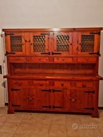 credenza legno massello 