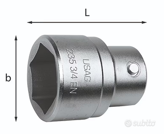 USAG 235 3/4 M+ML+N+EN - CHIAVE A BUSSOLA