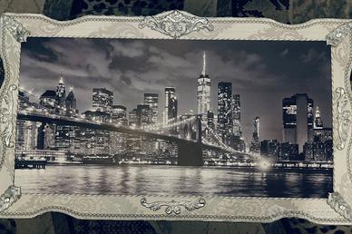 Quadro Barocco Oro / Argento