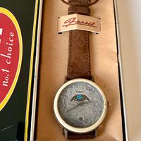 Raro Fossil Luna Orologio Vintage Moon Landing+box
