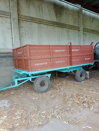 Rimorchio agricolo CROSETTO ribaltabile