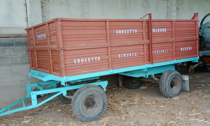 Rimorchio agricolo CROSETTO ribaltabile