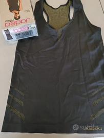 Canotta Donna Jadea nero/lime taglia S/M