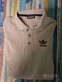 Polo Adidas, maniche lunghe, taglia L