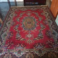 Tappeto grande vintage in stile Kirman, anni 80