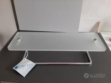 Mensola bagno con porta asciugamano