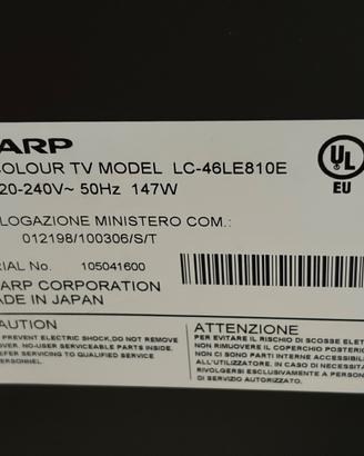 Televisione Sharp