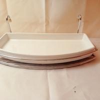 Mensola da parete in acciaio inox con base in cera