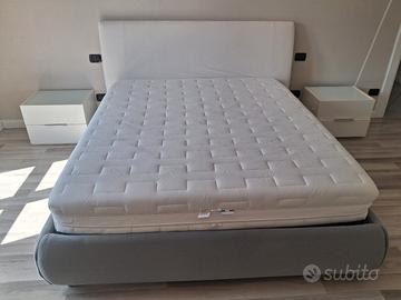 Letto contenitore  con comodini