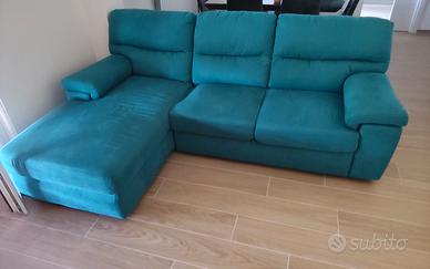 Divano letto 3 posti con chaise longue