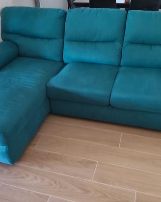 Divano letto 3 posti con chaise longue