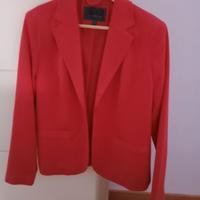 Blazer rosso ciliegia taglia 48