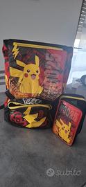zaino e astuccio pokemon