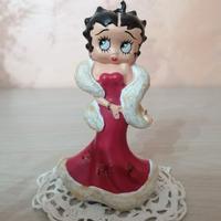 Vecchia statuina "Betty Boop" natalizio vintage.