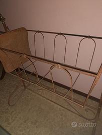 Culla in ferro battuto primi 900