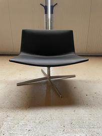 arper CATIFA 80 / colore nero struttura cromata