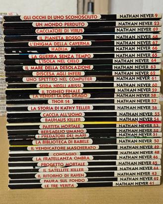 Fumetti Nathan Never usati 30 numeri 41-69, 9, 23
