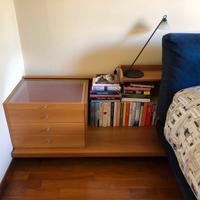 Camera da letto con tendaggio