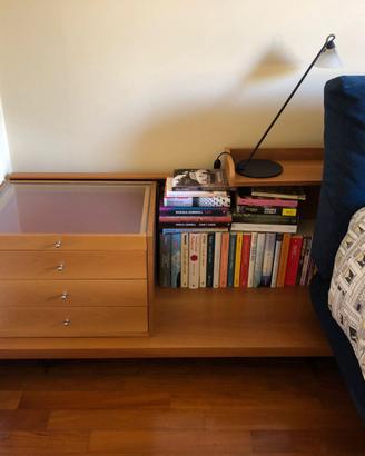 Camera da letto con tendaggio