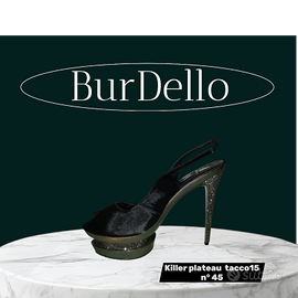 Scarpe fetish  plateau  e tacco 15  n. 45